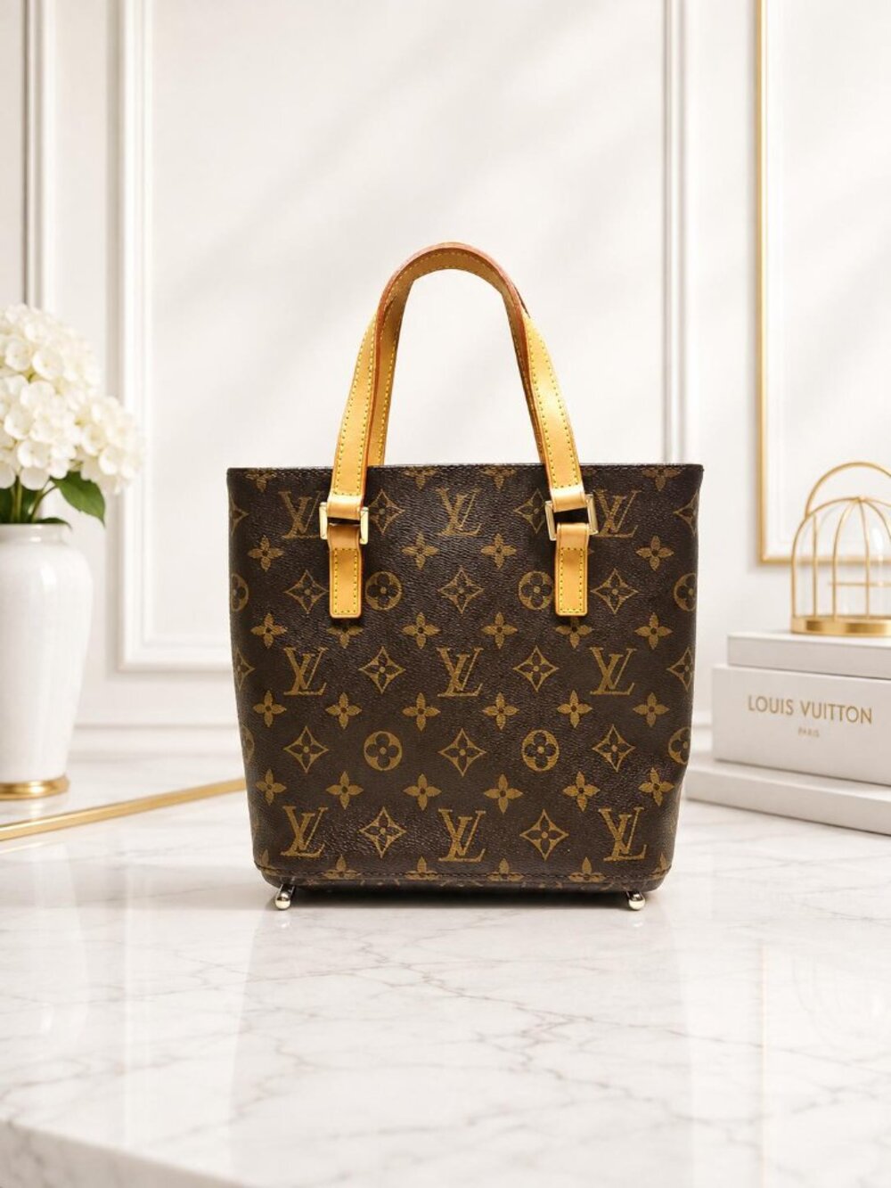 Authentic Louis Vuitton Vavin PM Monogram Canvas Tote Bag